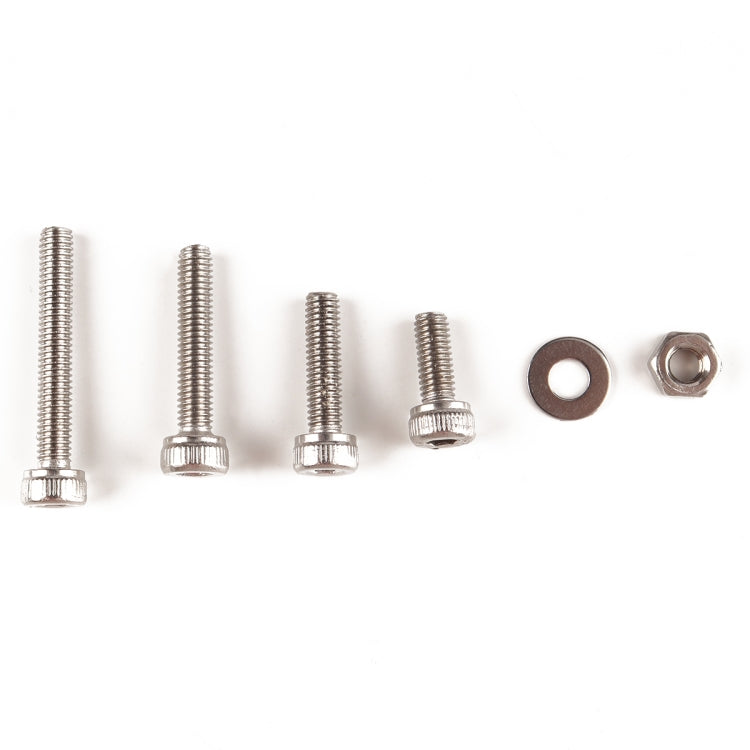 520 PCS 304 Stainless Steel Screws and Nuts M3 M4 M5 M6 Hex Socket Head Cap Screws Gasket Wrench Assortment Set Kit
