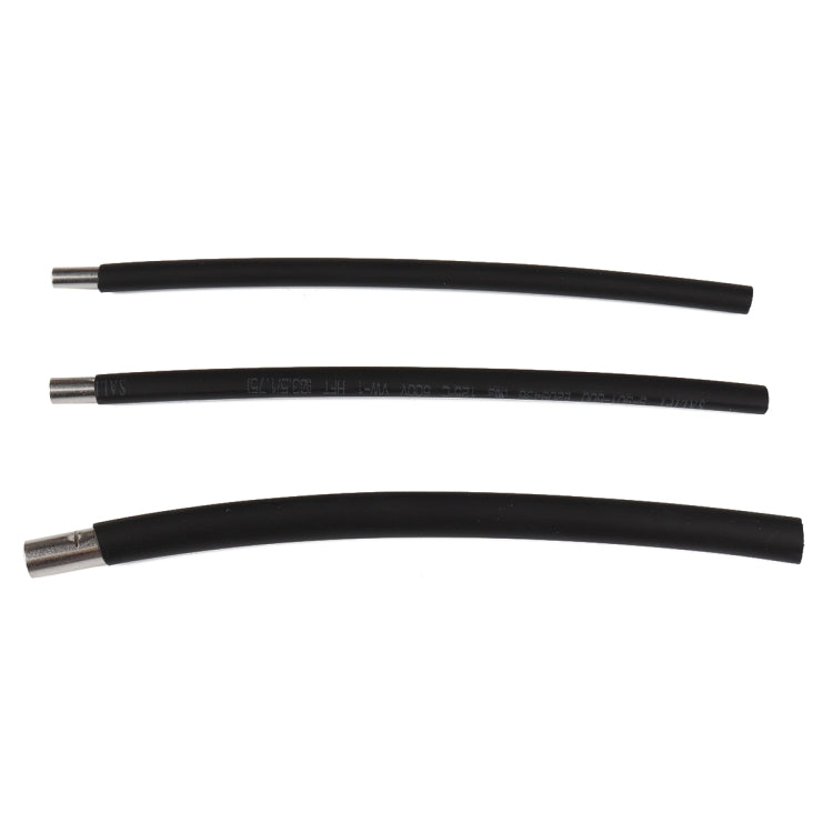 380 PCS Car / Boat AWG Gauge Non-Insulated Butt Connectors Ferrule Cable Crimp Terminal + Heat Shrinkable Tube Kit