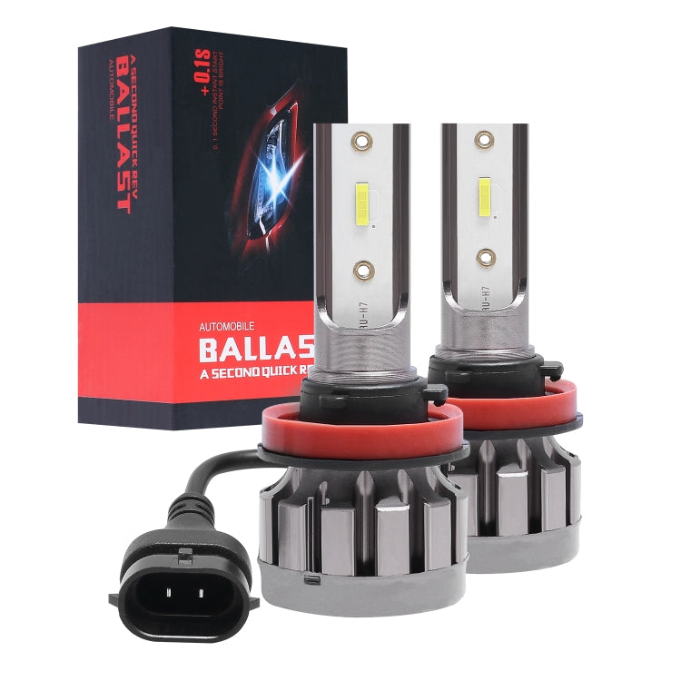 2 PCS Ballast A10 H11 DC9-36V / 13W / 1500LM / 6000K IP68 Car / Motorcycles LED Headlight Lamps / Fog Light
