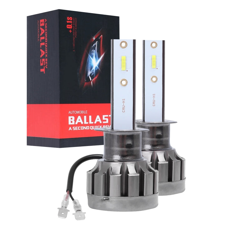 2 PCS Ballast A10 H1 DC9-36V / 13W / 1500LM / 6000K IP68 Car / Motorcycles LED Headlight Lamps / Fog Light