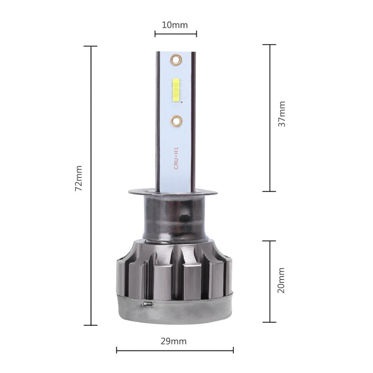 2 PCS Ballast A10 H1 DC9-36V / 13W / 1500LM / 6000K IP68 Car / Motorcycles LED Headlight Lamps / Fog Light