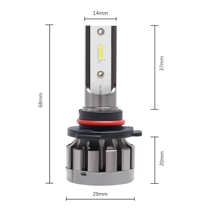 2 PCS Ballast A10 9005 DC9-36V / 13W / 1500LM / 6000K IP68 Car / Motorcycles LED Headlight Lamps / Fog Light