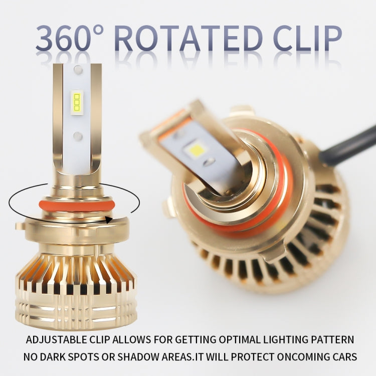 2 PCS EV17 9005 DC8-48V / 30W / 3000LM / 6000K IP67 Car LED Headlight Lamps (White Light)