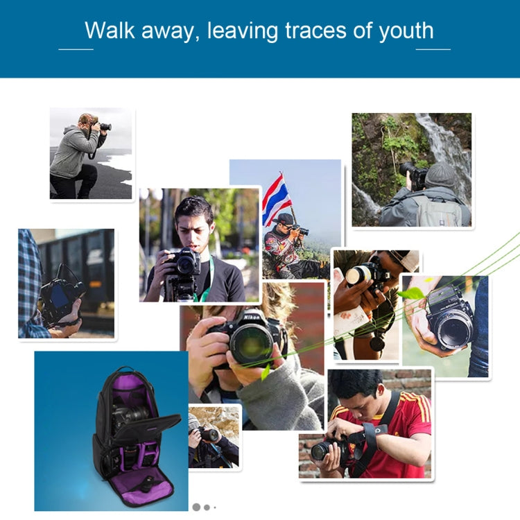 HUWANG Waterproof Shoulder Backpack Padded Shockproof Camera Case Bag for Nikon