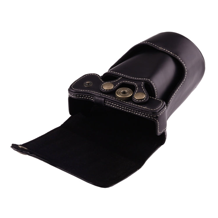 Full Body Camera PU Leather Case Bag with Strap for Canon EOS M3