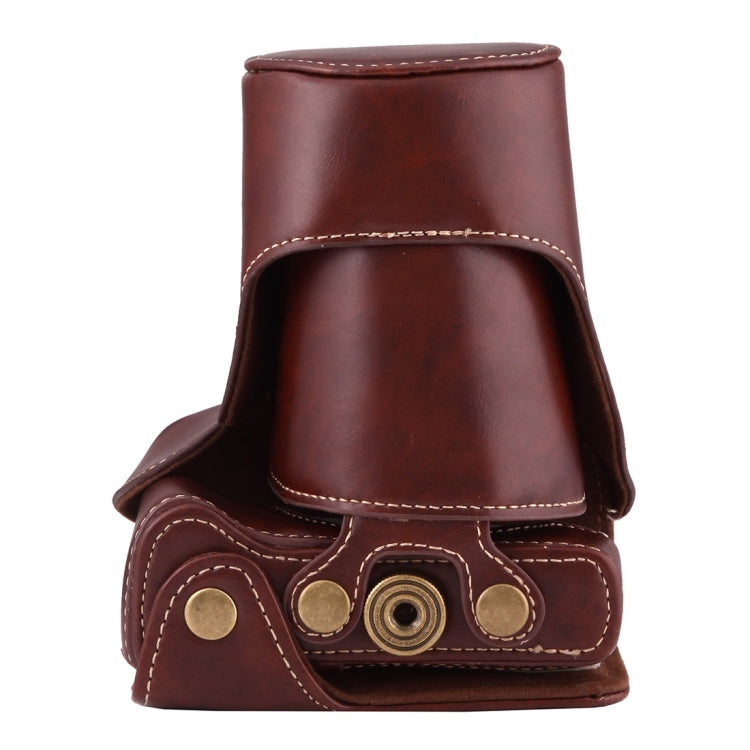 Full Body Camera PU Leather Case Bag with Strap for Canon EOS M3