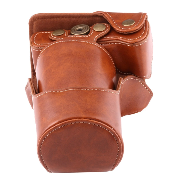 Full Body Camera PU Leather Case Bag with Strap for Canon EOS M3