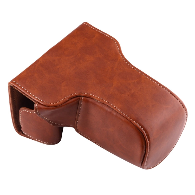 Full Body Camera PU Leather Case Bag with Strap for Canon EOS M3