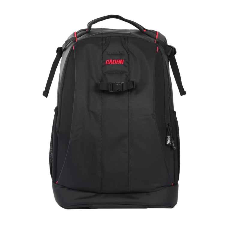 CADEN K7 Large Capacity Tscope Sling Shoulder Cross Digital Camera Bags Case Travel Backpack for Canon Nikon Sony, Size: 47*32*20cm(Black)