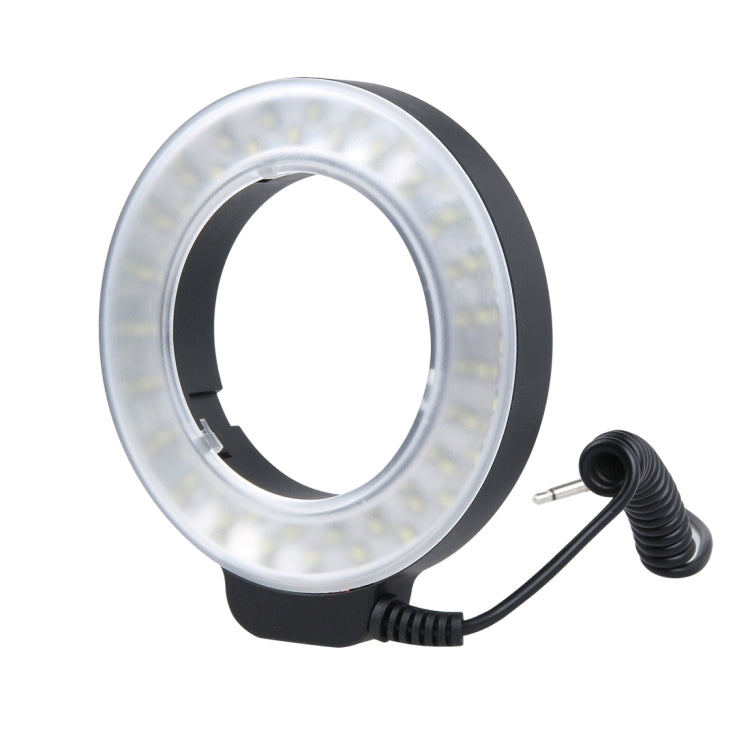 Circular LED Flash Light with 48 LED Lights & 6 Adapter Rings(49mm/52mm/55mm/58mm/62mm/67mm) for Macro Lens