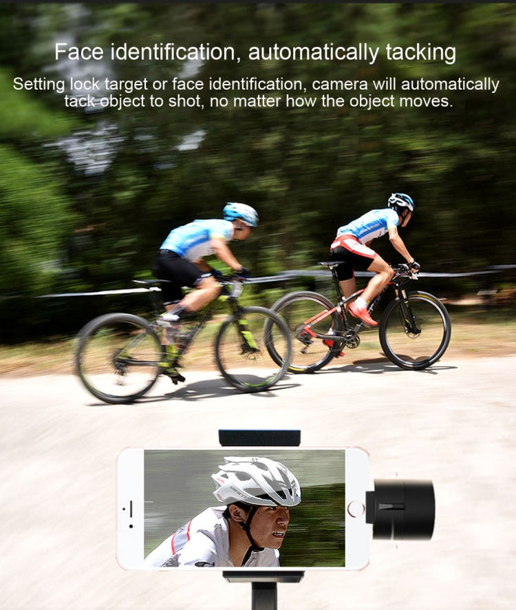 S5 3-Axis Stabilized Handheld Gimbal Stabilizer for Smartphones(Black)