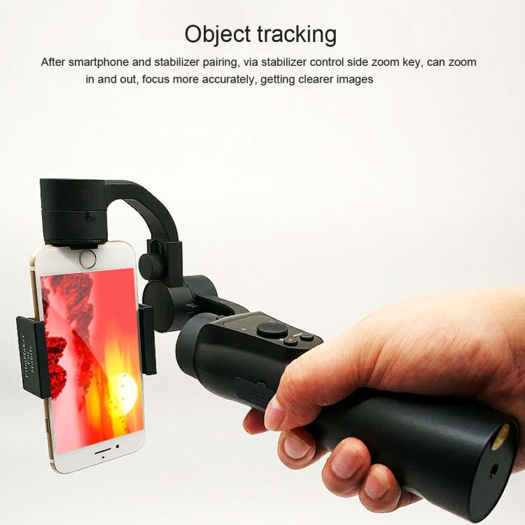 S5 3-Axis Stabilized Handheld Gimbal Stabilizer for Smartphones(Black)