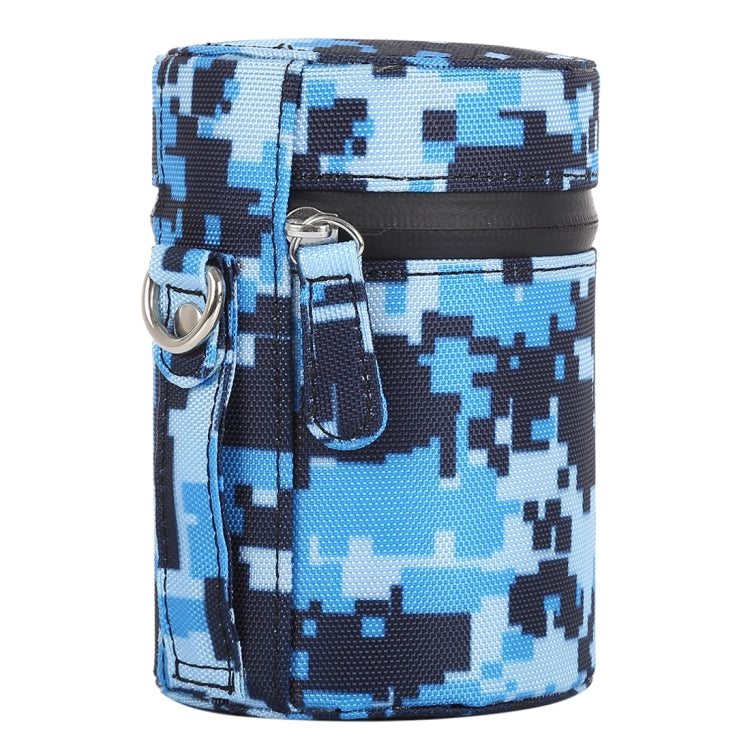 Camouflage Color Small Lens Case Zippered Cloth Pouch Box for DSLR Camera Lens, Size: 11x8x8cm