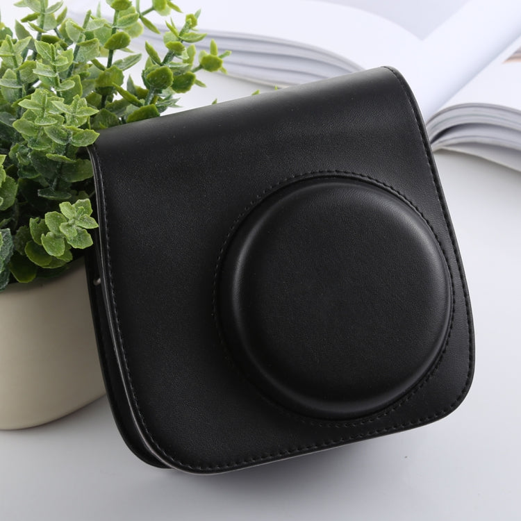 Retro Style Full Body Camera PU Leather Case Bag with Strap for FUJIFILM instax mini 9 / mini 8+ / mini 8