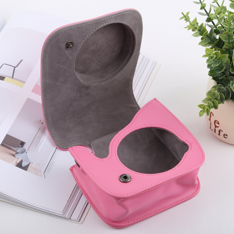 Retro Style Full Body Camera PU Leather Case Bag with Strap for FUJIFILM instax mini 9 / mini 8+ / mini 8