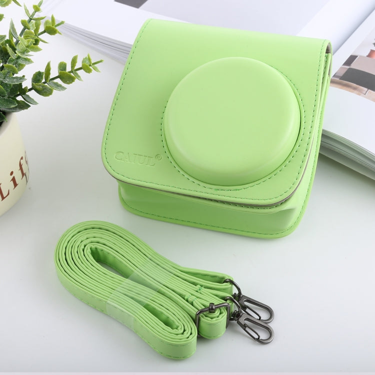 Retro Style Full Body Camera PU Leather Case Bag with Strap for FUJIFILM instax mini 9 / mini 8+ / mini 8