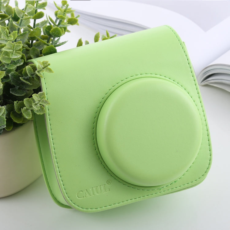 Retro Style Full Body Camera PU Leather Case Bag with Strap for FUJIFILM instax mini 9 / mini 8+ / mini 8