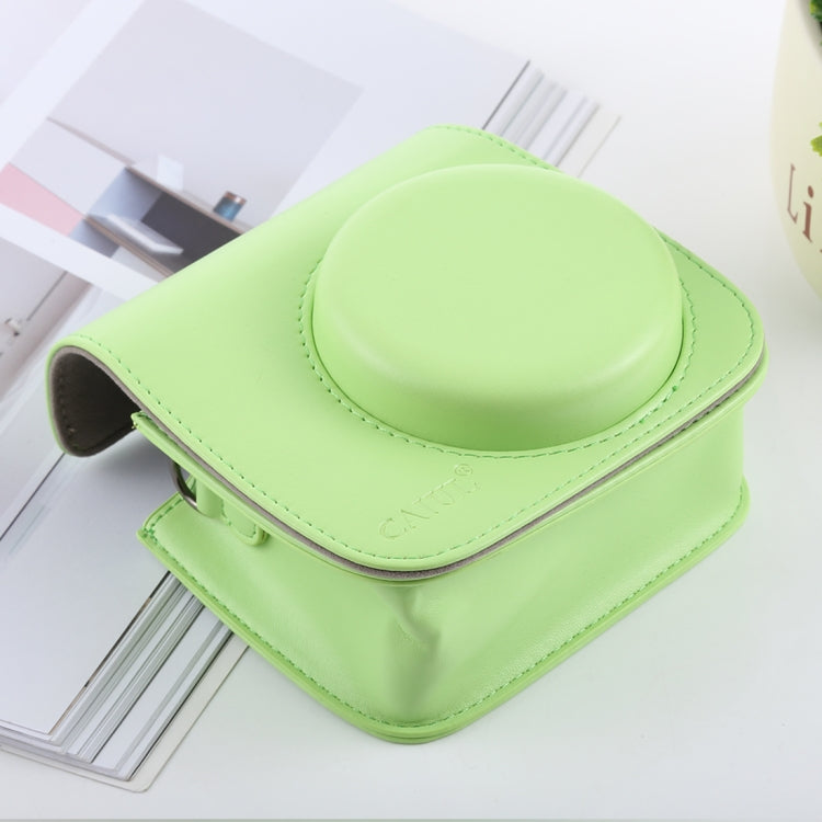 Retro Style Full Body Camera PU Leather Case Bag with Strap for FUJIFILM instax mini 9 / mini 8+ / mini 8