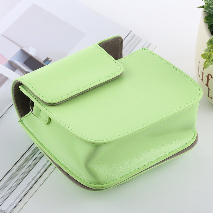 Retro Style Full Body Camera PU Leather Case Bag with Strap for FUJIFILM instax mini 9 / mini 8+ / mini 8