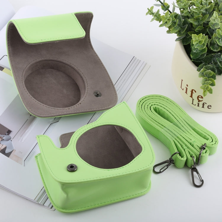Retro Style Full Body Camera PU Leather Case Bag with Strap for FUJIFILM instax mini 9 / mini 8+ / mini 8