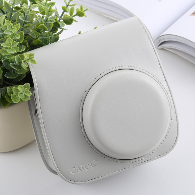 Retro Style Full Body Camera PU Leather Case Bag with Strap for FUJIFILM instax mini 9 / mini 8+ / mini 8