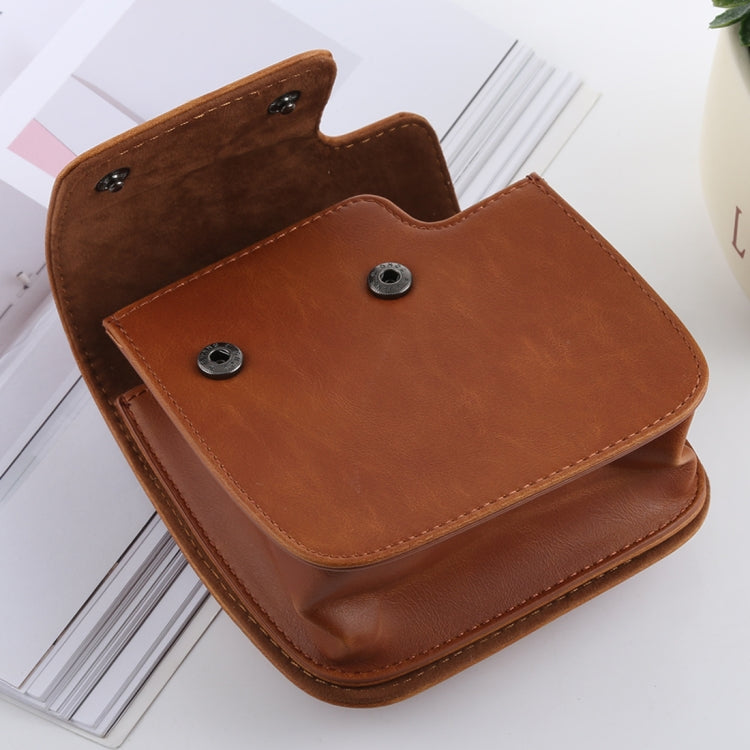 Retro Style Full Body Camera PU Leather Case Bag with Strap for FUJIFILM instax mini 9 / mini 8+ / mini 8