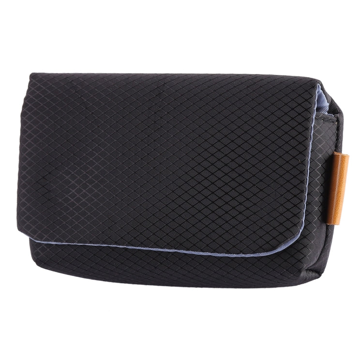Rhombus Texture Nylon Camera Case Bag for Canon, Sony, Nikon, Micro Single,Digital Cameras, Size:12.5×7.5×4cm