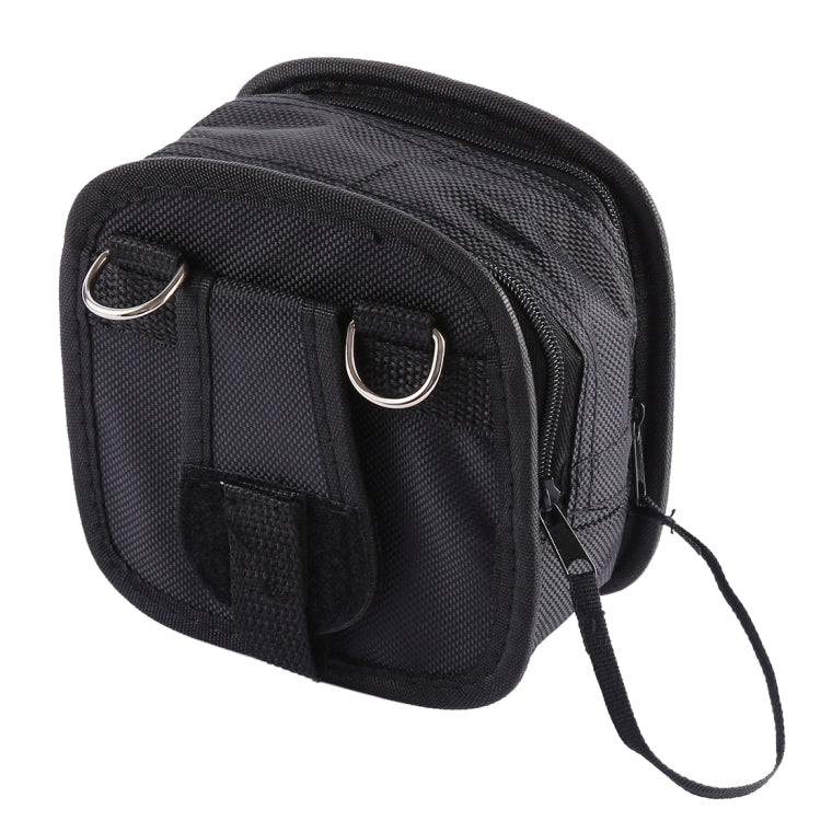 9PCS Nylon Filter Bag with Strap, Size:14×12×6cm(Black)