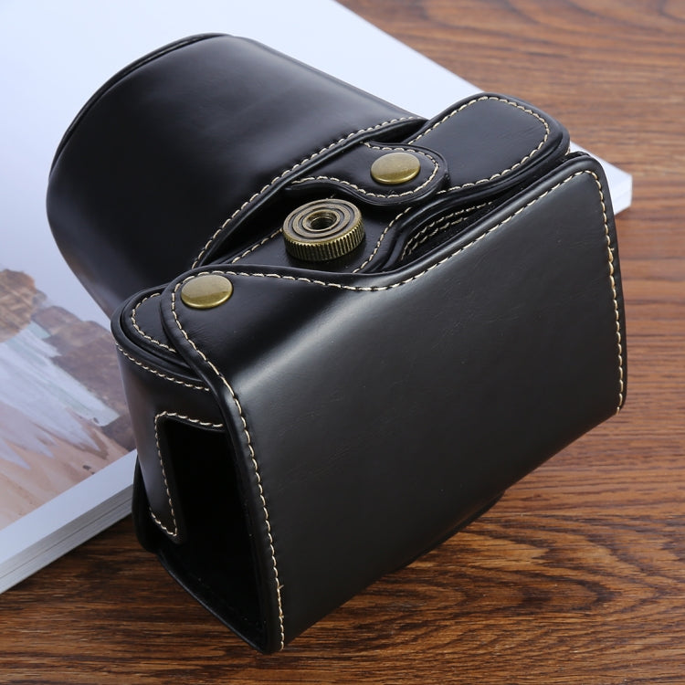 XT100 PU Leather Camera Protective bag for FUJIFILM X-T100 Camera, with Strap