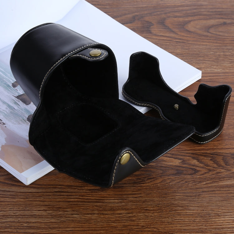 XT100 PU Leather Camera Protective bag for FUJIFILM X-T100 Camera, with Strap