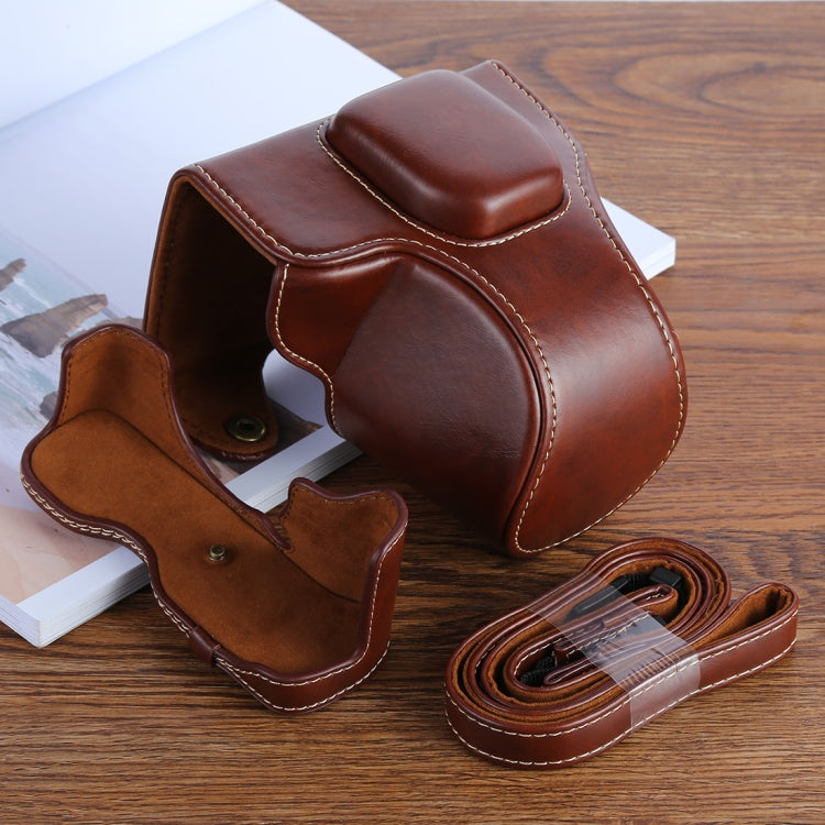 XT100 PU Leather Camera Protective bag for FUJIFILM X-T100 Camera, with Strap