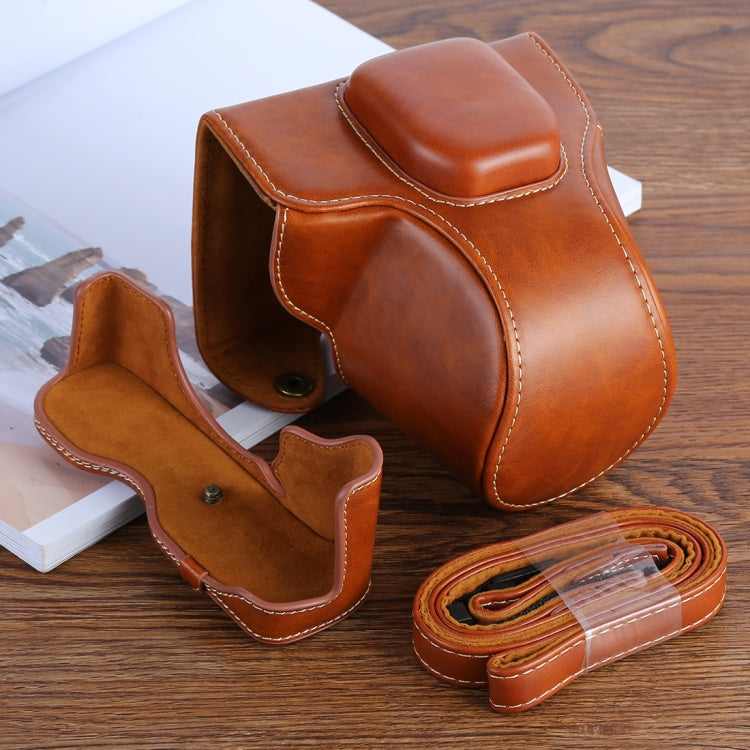 XT100 PU Leather Camera Protective bag for FUJIFILM X-T100 Camera, with Strap