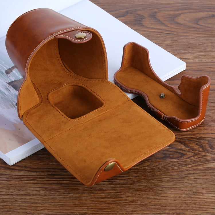 XT100 PU Leather Camera Protective bag for FUJIFILM X-T100 Camera, with Strap