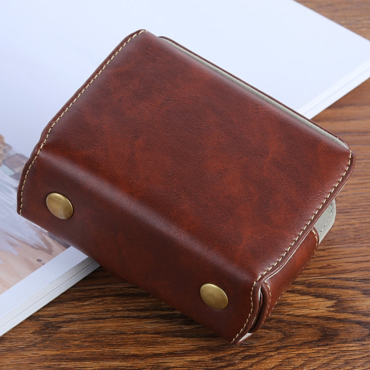 G7XII PU Leather Camera Protective bag for Canon Powershot G7X Mark 2 G7XII Digital camera, with Strap