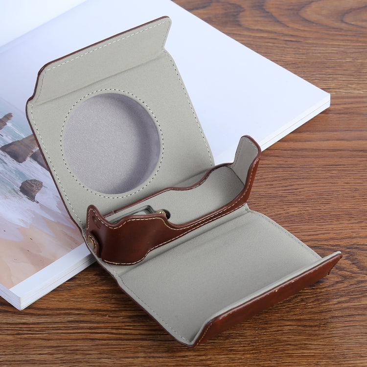 G7XII PU Leather Camera Protective bag for Canon Powershot G7X Mark 2 G7XII Digital camera, with Strap