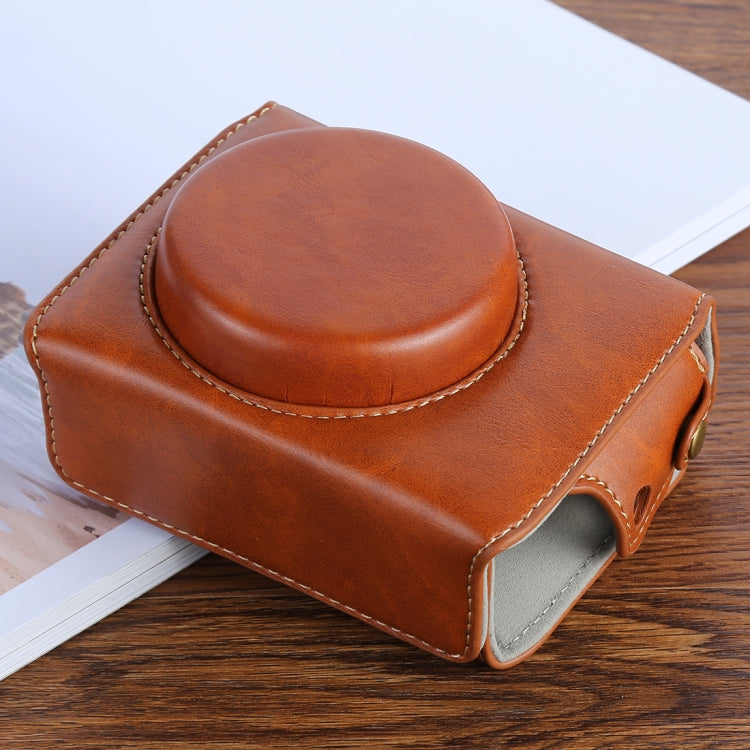 G7XII PU Leather Camera Protective bag for Canon Powershot G7X Mark 2 G7XII Digital camera, with Strap