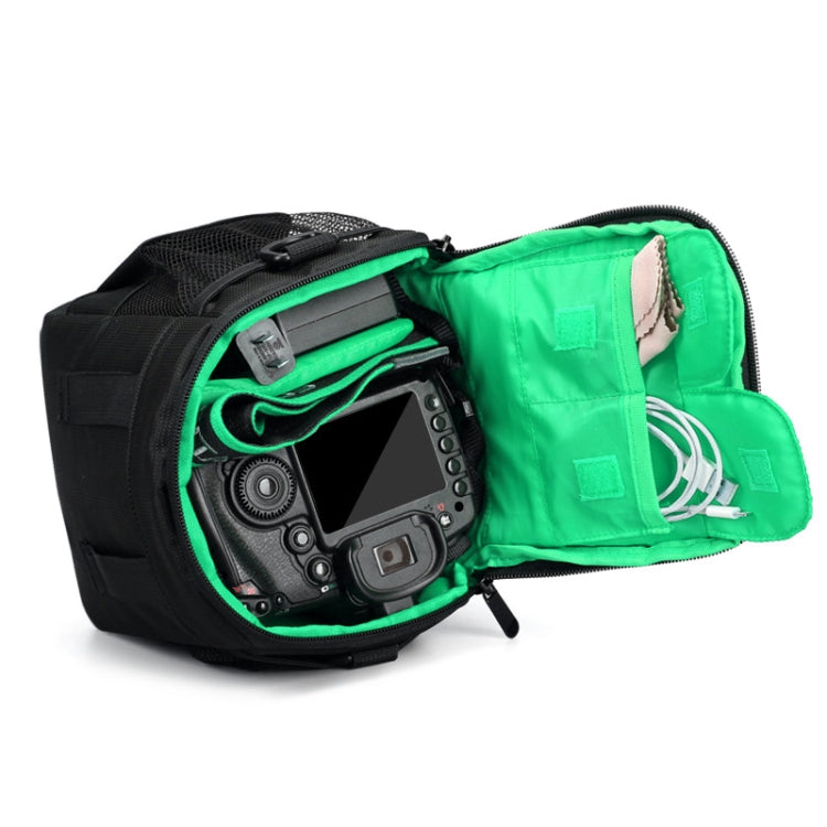 HUWANG Portable Scratch-proof Outdoor Sports Sling Shoulder Bag Handbag Micro Single Camera Bag Phone Bag for GoPro, SJCAM, Nikon, Canon, Xiaomi Xiaoyi YI, Apple, Samsung, Huawei