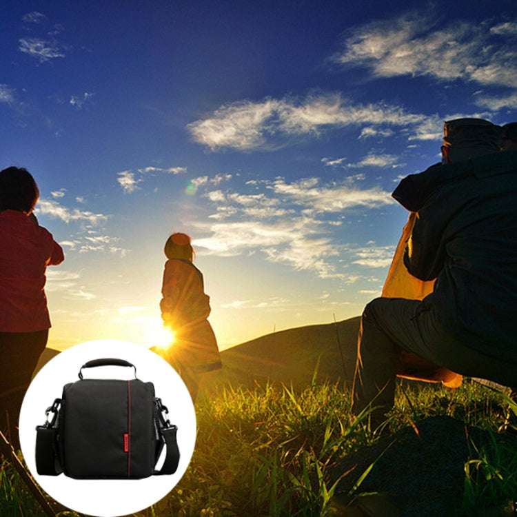 HUWANG Portable Scratch-proof Outdoor Sports Sling Shoulder Bag Handbag Micro Single Camera Bag Phone Bag for GoPro, SJCAM, Nikon, Canon, Xiaomi Xiaoyi YI, Apple, Samsung, Huawei