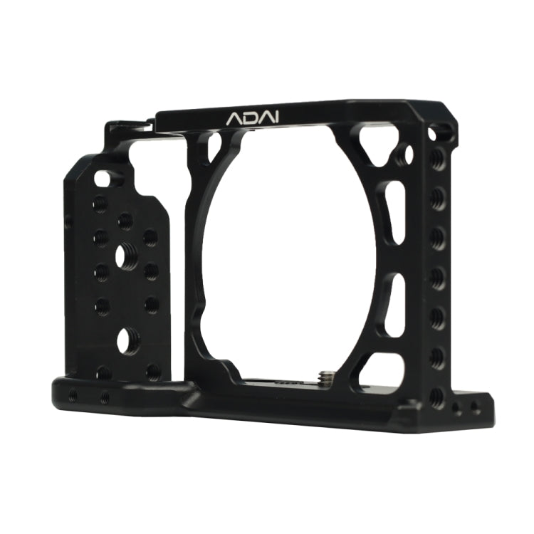 ADAI Camera Video Aluminum Alloy Cage Stabilizer for Sony A6300 / A6500 / A6400 / A6000 / A5000(Black)