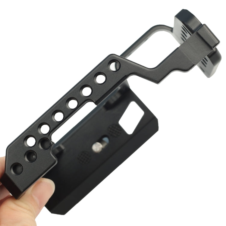 ADAI Camera Video Aluminum Alloy Cage Stabilizer for Sony A6300 / A6500 / A6400 / A6000 / A5000(Black)