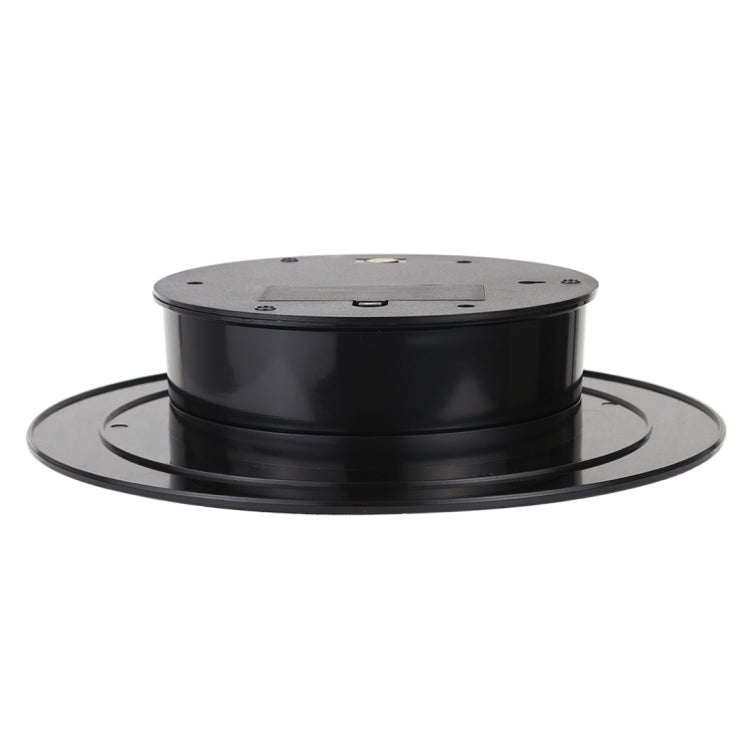 25cm 360 Degree Electric Rotating Turntable Display Stand Video Shooting Props Turntable for Photography, Load 3kg, Powered by Battery