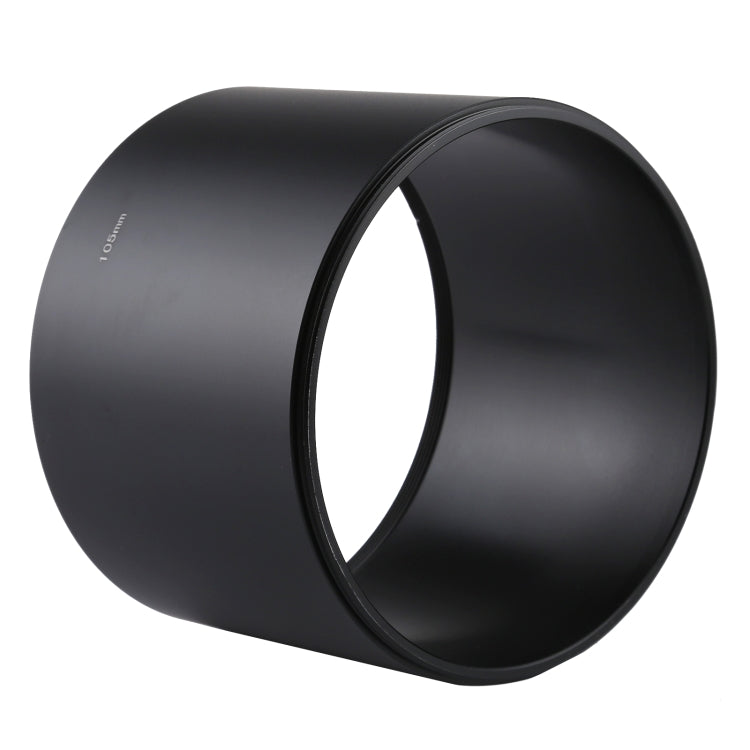 105mm Thread Type Straight Tube Full Metal Lens Hood Shade for Medium Telephoto Lens