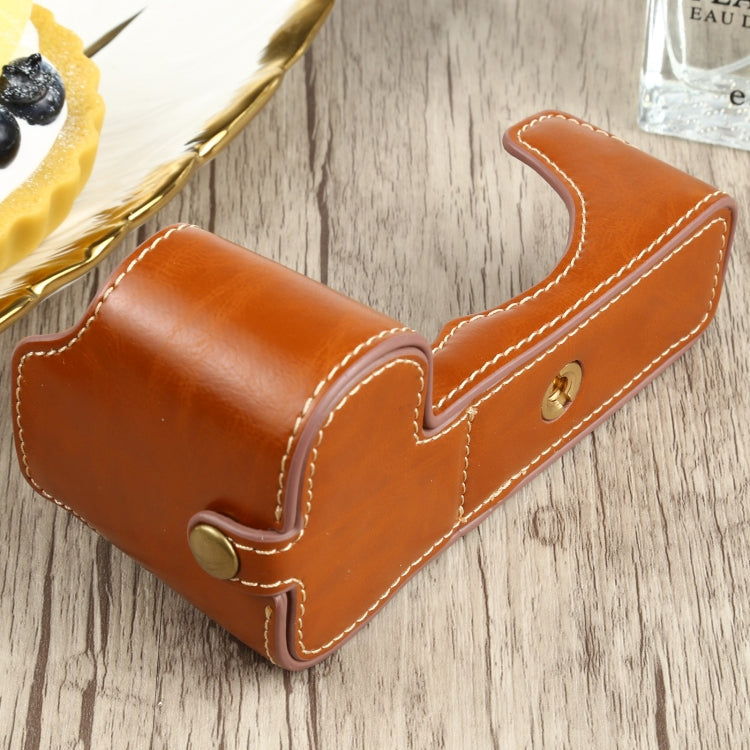 1/4 inch Thread PU Leather Camera Half Case Base for FUJIFILM X-S10