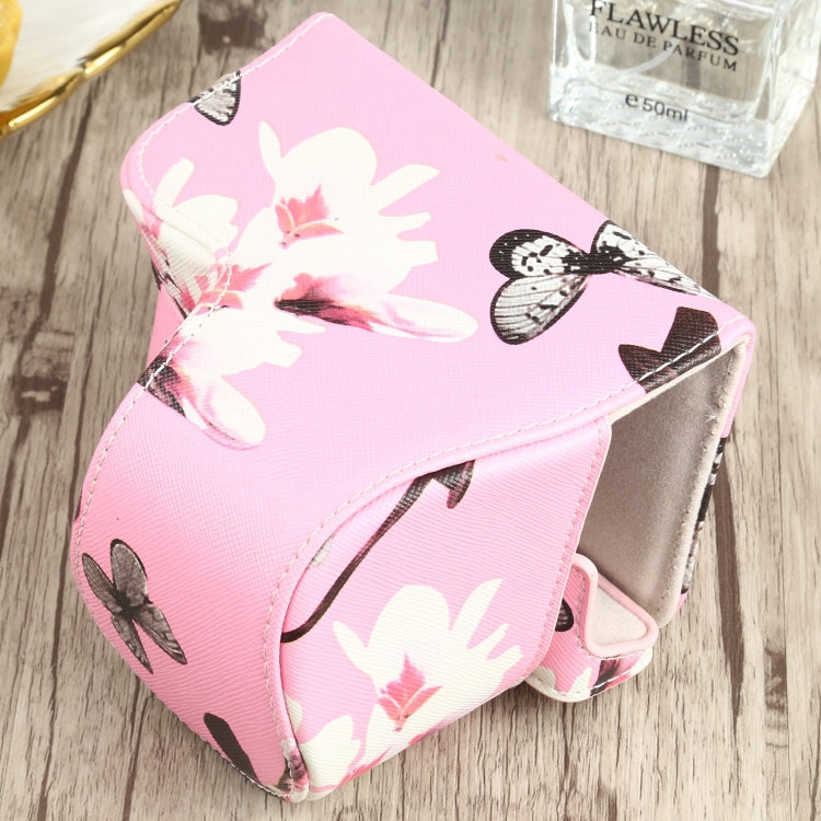 Flower Pattern PU Leather Camera Case for Sony A6000 / A6300 / A6400 / Nex 6