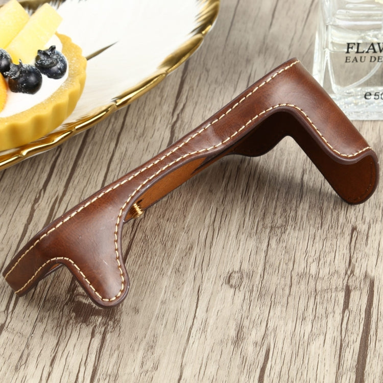 1/4 inch Thread PU Leather Camera Half Case Base for Canon EOS 77D / 800D