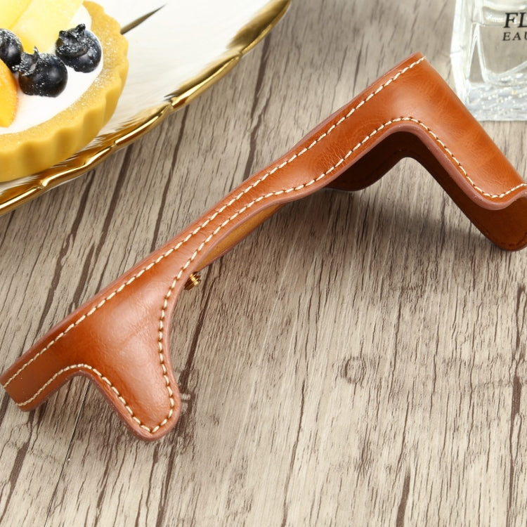 1/4 inch Thread PU Leather Camera Half Case Base for Canon EOS 77D / 800D