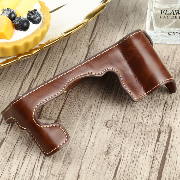 1/4 inch Thread PU Leather Camera Half Case Base for FUJIFILM X-T4