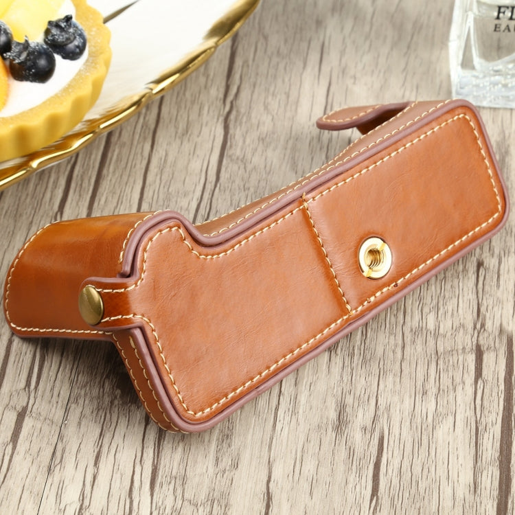 1/4 inch Thread PU Leather Camera Half Case Base for FUJIFILM X-T4