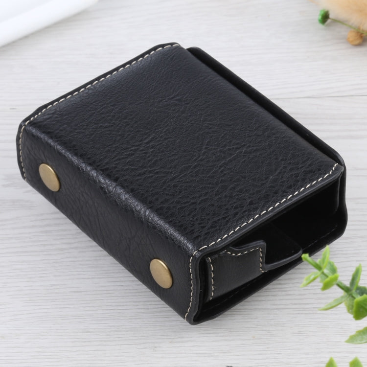 Full Body Camera Litchi Texture PU Leather Case Bag with Strap for Sony DSC-RX100M7 / RX100M6 / RX100M5 / RX100M2