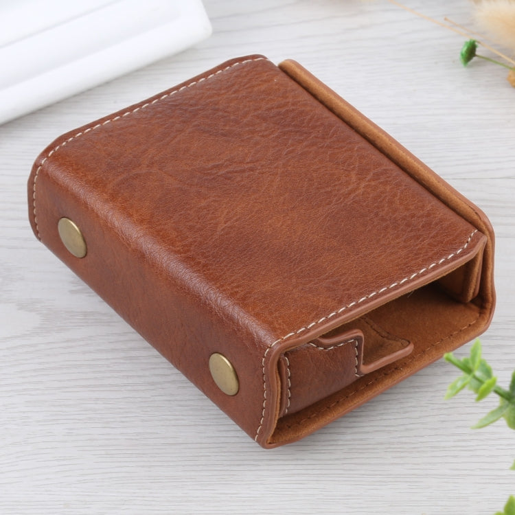 Full Body Camera Litchi Texture PU Leather Case Bag with Strap for Sony DSC-RX100M7 / RX100M6 / RX100M5 / RX100M2